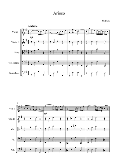 Arioso (arr. Alex Nunes Rodrigues)