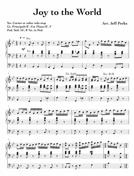 Joy to the World / Rejoice Greatly (arr. Jeff Perks)