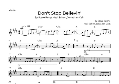 Don't Stop Believin' (arr. Alex Nunes Rodrigues)