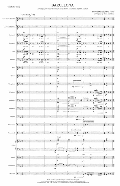 Barcelona (arr. Nico Mendoza)