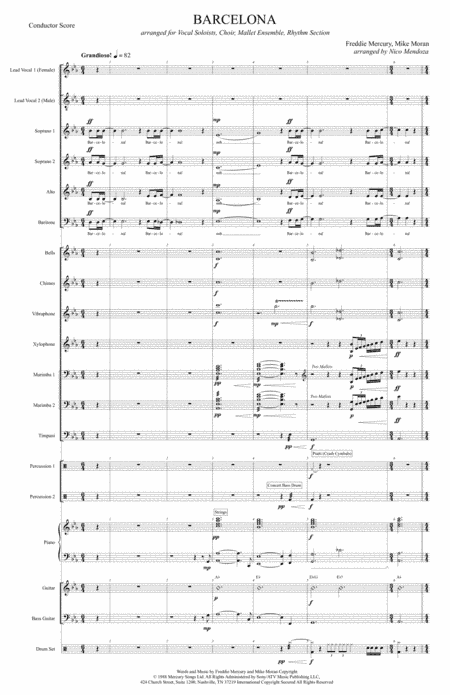 Barcelona (arr. Nico Mendoza)