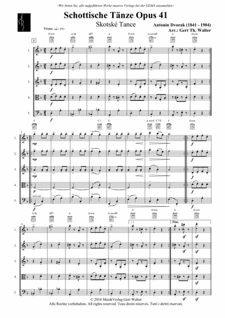 Scottish Dances (arr. Gert Th. Walter)