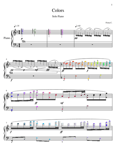 Colors | Beautiful Piano Solo