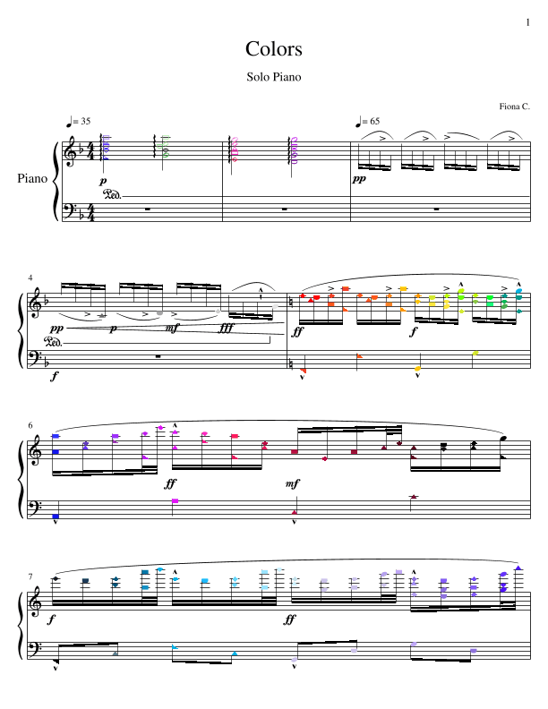 Colors | Beautiful Piano Solo