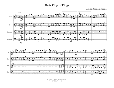 He is King of Kings (arr. Dominic Meccia)