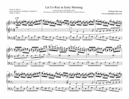 Let Us Rise up in Early Morning or Guide Me O Thou Great Redeemer or Bread of Heaven (arr. Richard deCosta)