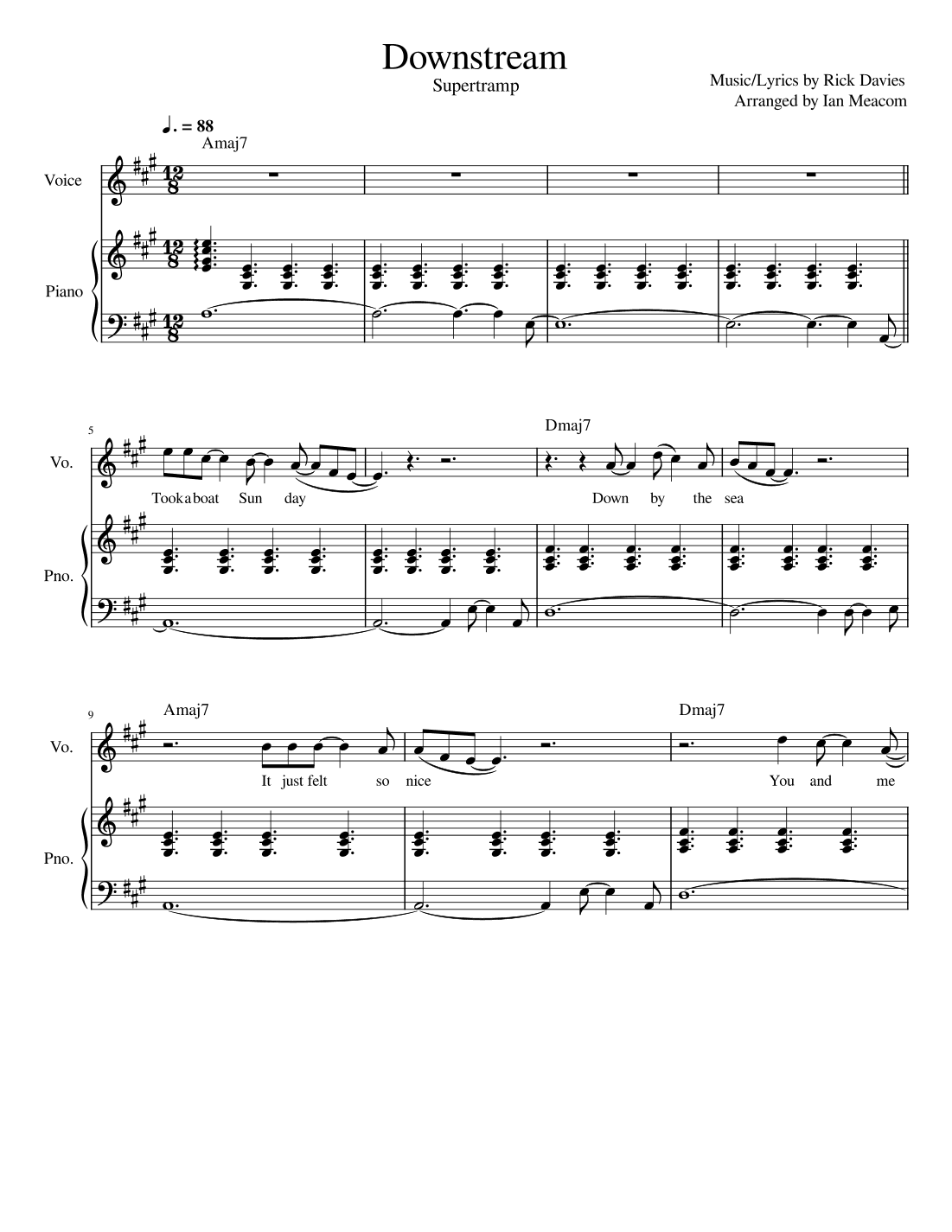 Downstream (arr. Ian Meacom)