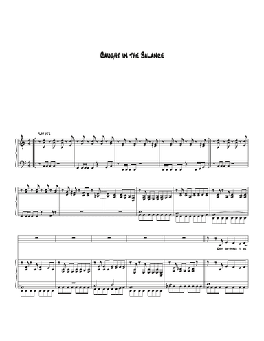 Caught In The Balance (arr. Biegler)