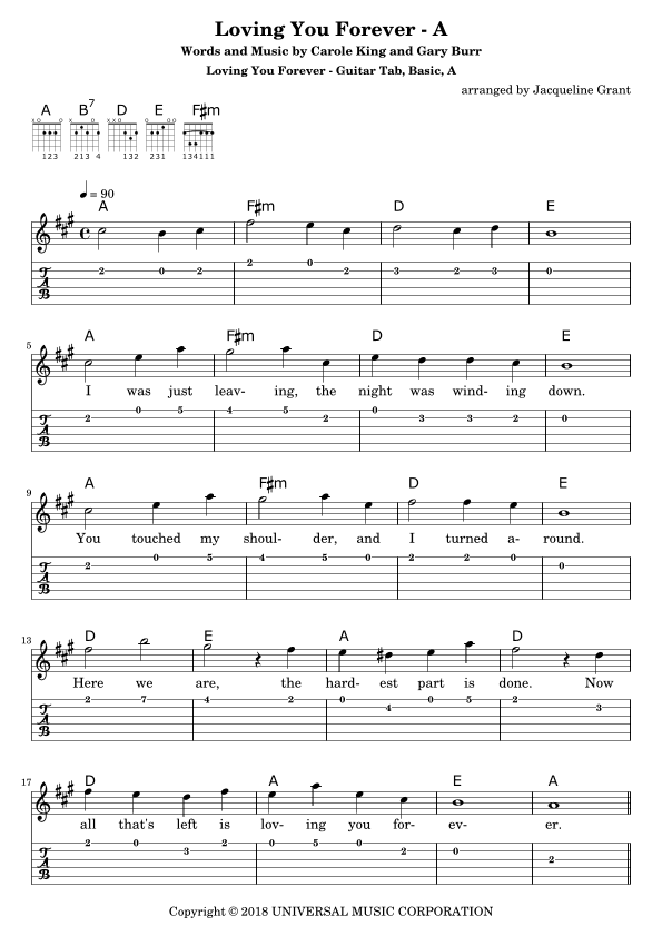 Loving You Forever (arr. Jacqueline Grant)