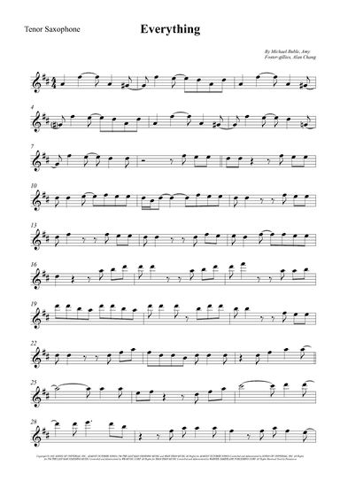 Everything (arr. Wesley S. SIlva)