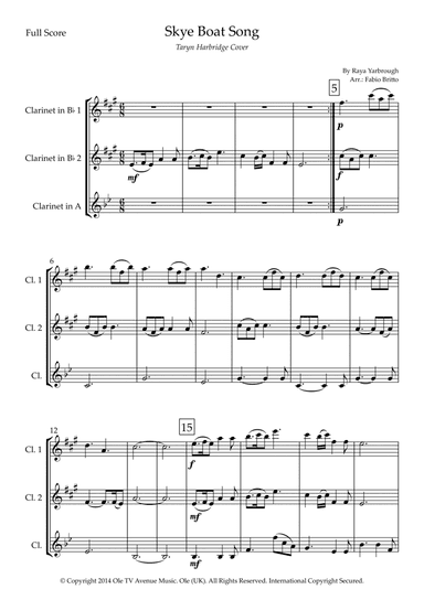Skye Boat Song (arr. Fabio Britto)