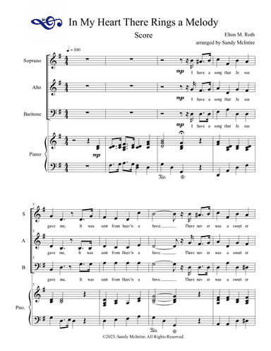 In My Heart There Rings a Melody (arr. Sandy McIntire)