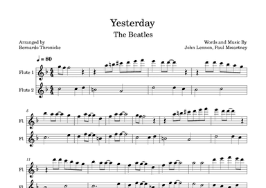Yesterday (arr. BTmusic)