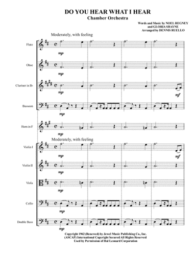 Do You Hear What I Hear (arr. Dennis Ruello)
