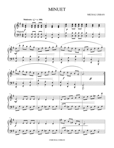 Minuet in G major