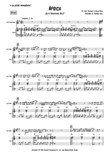 Africa (arr. Andrew Will)