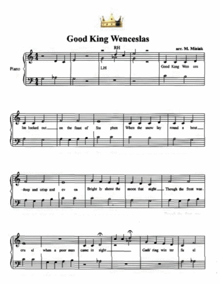 Good King Wenceslas (arr. Mary M. Misiak)