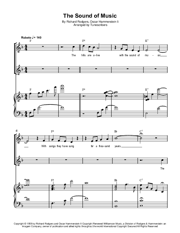 The Sound of Music (arr. Tunescribers)