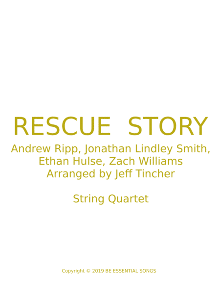 Rescue Story (arr. Jeff Tincher)