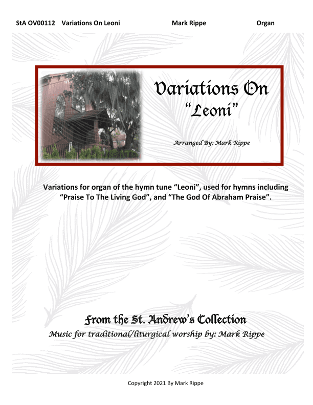 Variations on "Leoni" (The God Of Abraham Praise)  StA OV00112 (arr. Mark Rippe)