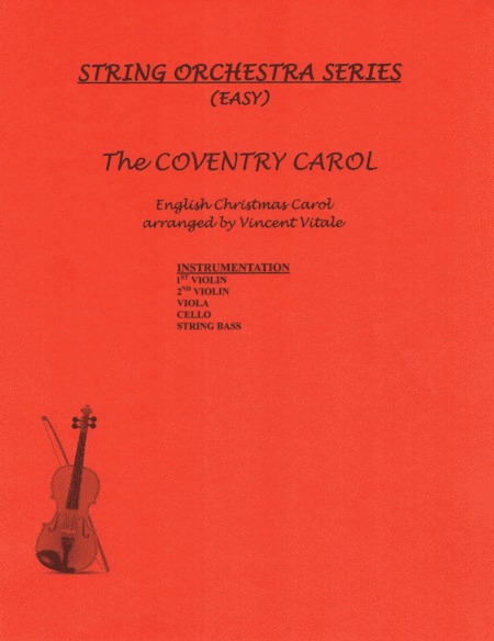 THE COVENTRY CAROL (arr. Vincent Vitale)