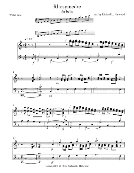 Rhosymedre (arr. Richard L. Harwood)