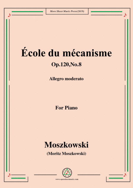 Duvernoy-École du mécanisme,Op.120,No.8,for Piano (arr. MSM)