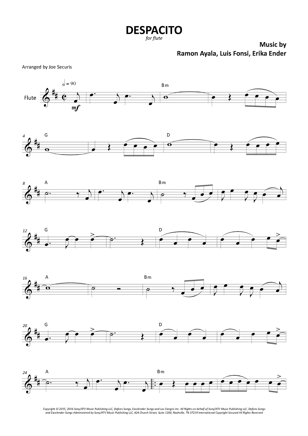 Despacito (arr. Joe Securis)
