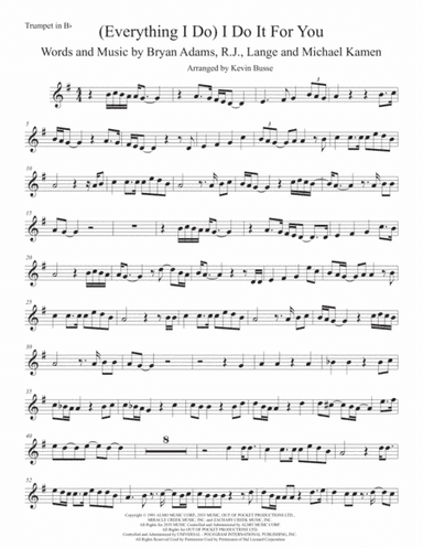 (Everything I Do) I Do It For You (arr. Kevin Busse)