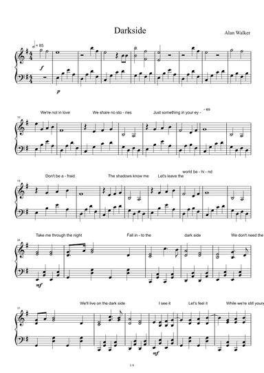Darkside (arr. Alan Walker)
