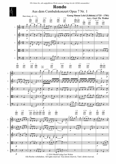 Rondo (arr. Gert Th. Walter)