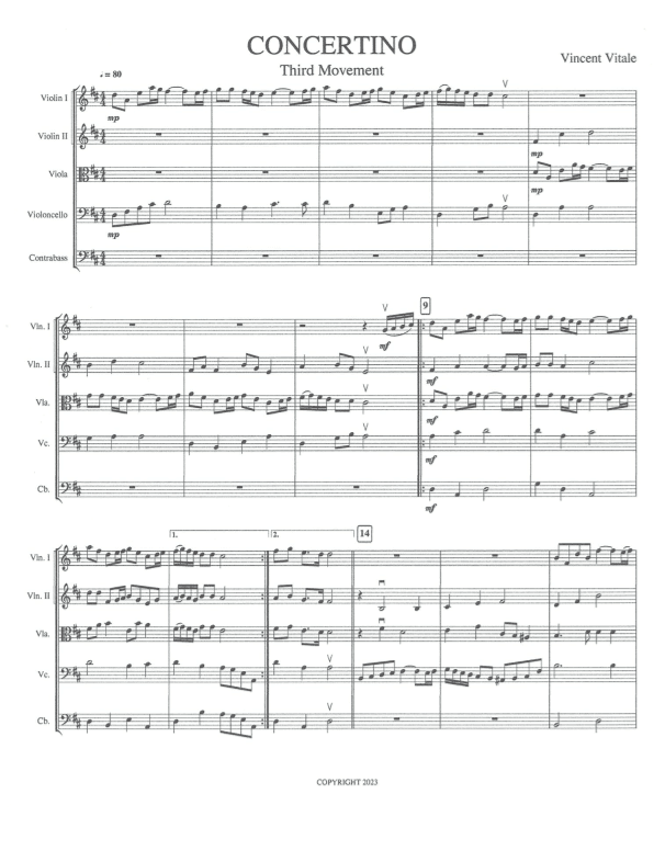 CONCERTINO (3rd Movement)