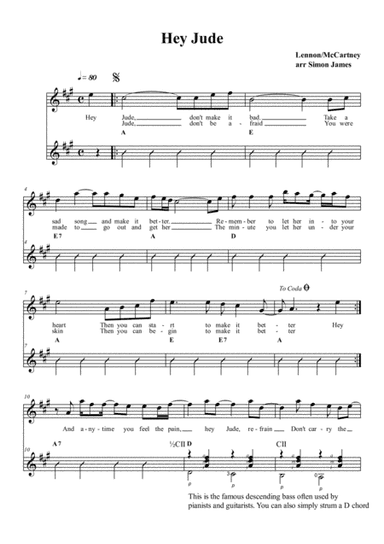 Hey Jude (arr. Simon James)