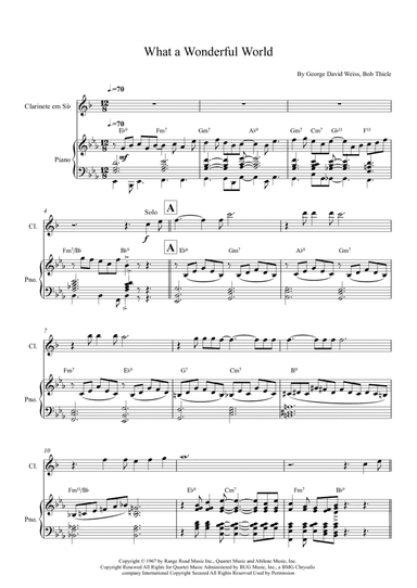 What A Wonderful World (arr. Vinicius Louzada)