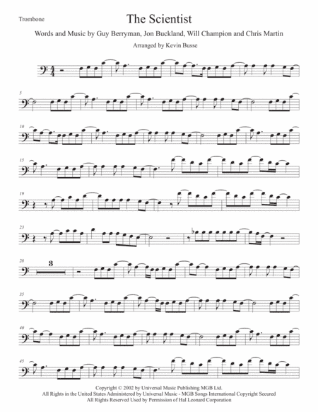 The Scientist (arr. Kevin Busse)