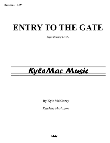 Entry To The Gates