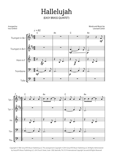 Hallelujah (arr. Iury Cardoso)
