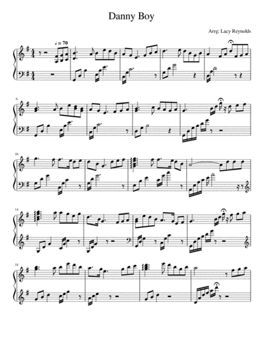 Danny Boy (arr. Lacy Reynolds)