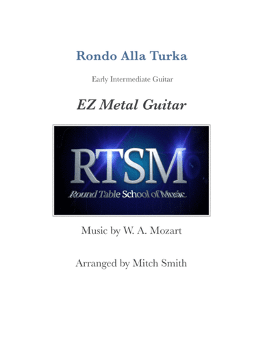Rondo Alla Turka for EZ Metal Guitar (arr. Mitch Smith)