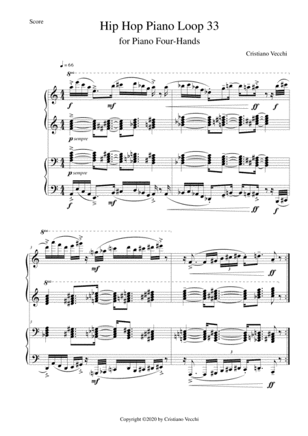 Hip Hop Piano Loop 33