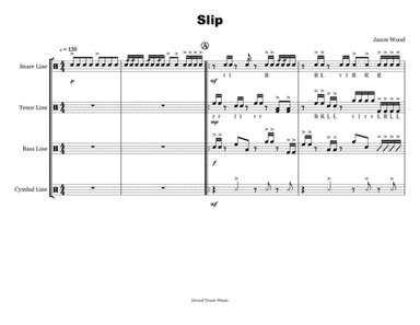 Slip (Drumline Cadence)