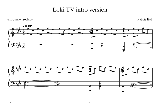 Tva (arr. Connor SooHoo)