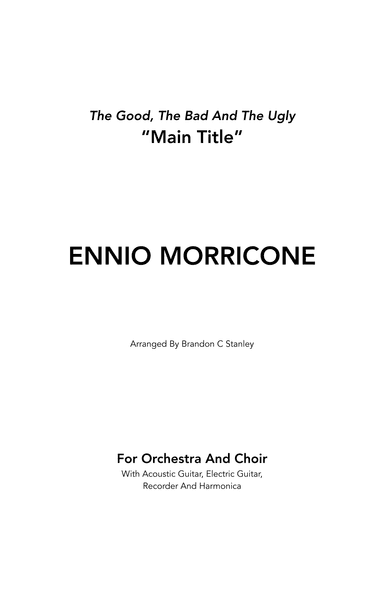 The Good, The Bad And The Ugly (main Title) (arr. Brandon C Stanley)
