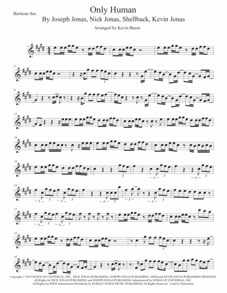 Only Human (arr. Kevin Busse)