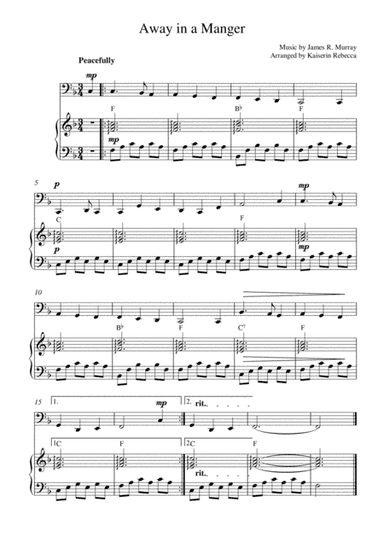 Away in a Manger (arr. Kaiserin Rebecca)