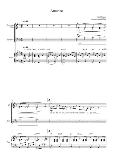 America (arr. Sam Gilliatt)
