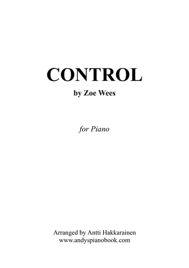 Control (arr. Antti Hakkarainen)