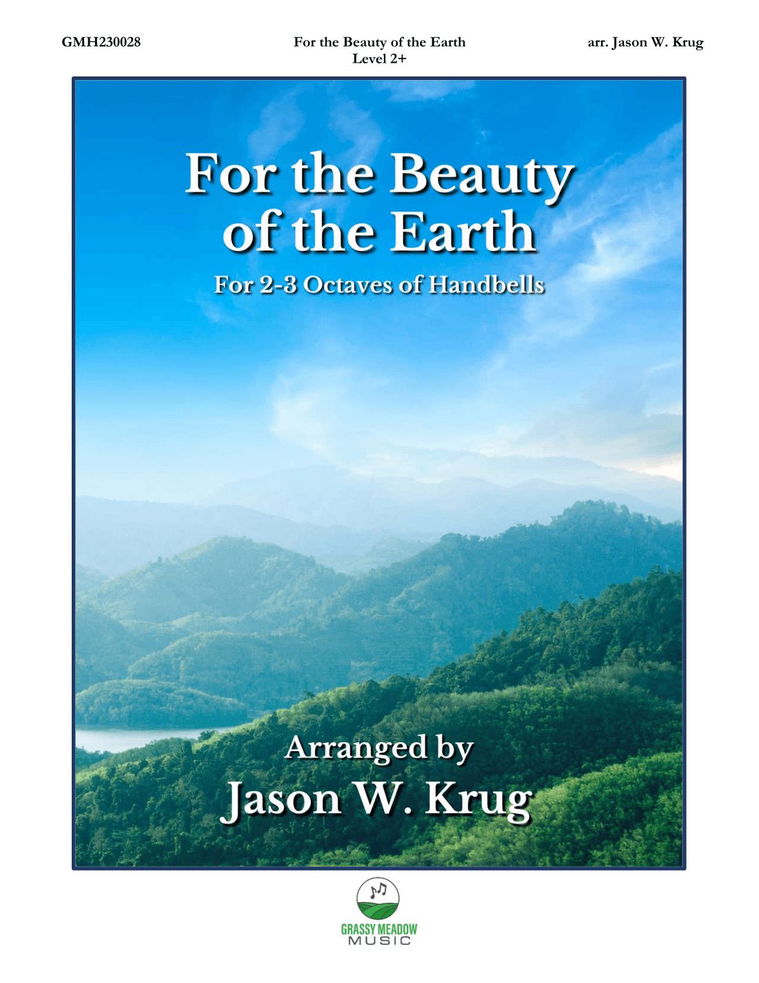For the Beauty of the Earth (for 2-3 octave handbell ensemble) (site license) (arr. Jason W. Krug)