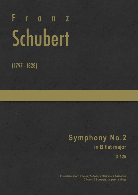 Schubert - Symphony No.2, D.125 (arr. J.G. Cucó Barber)