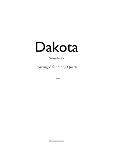 Dakota (arr. Alistair Vennart)